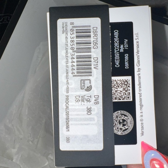 100% AUTHENTIC VERSACE  CHAIN SNEAKERS - Picture 6 of 7